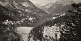 prima della tragedia / before the tragedy - historic photo fondazione vajont 